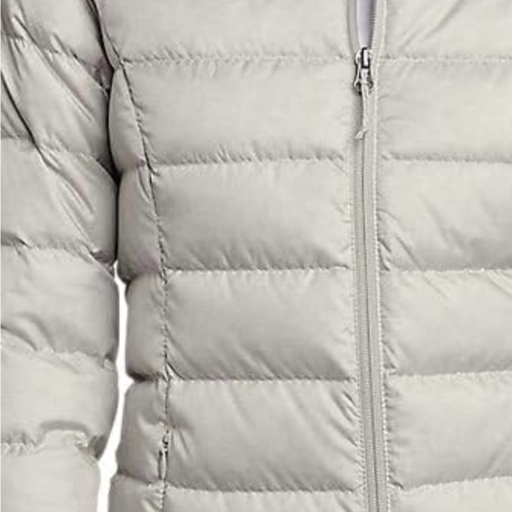 Eddie Bauer lightweight women’s xs down jacket grey